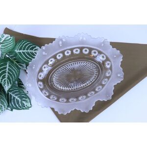 Art Deco 1930s Davidson Glass Blackberry Prunt Dish